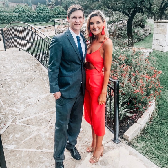 SHEIN Pants - Red Jumpsuit/Romper